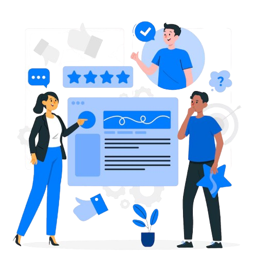 rating and review banner